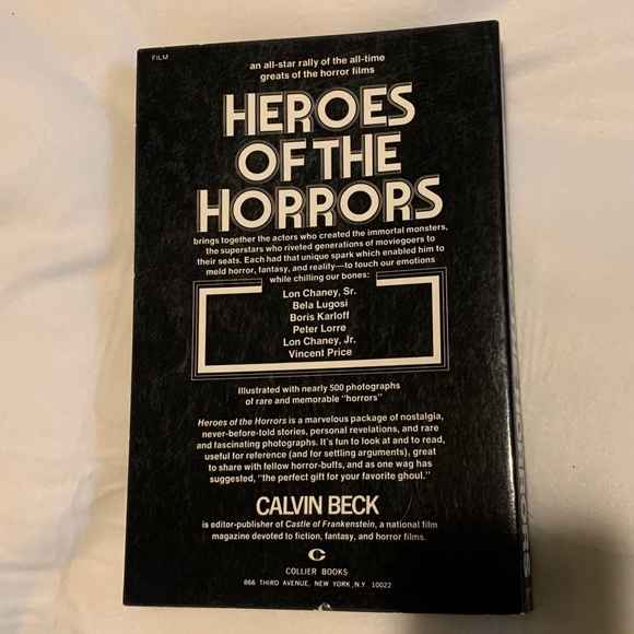 Vintage Book "Heroes of the Horrors" - Picture 2 of 9